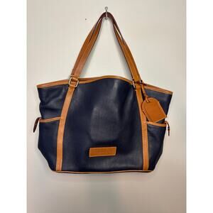 Doone & Bourke Tote Kristin Midnight Blue, Vintage.